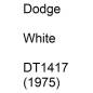 Preview: Dodge, White, DT1417 (1975).